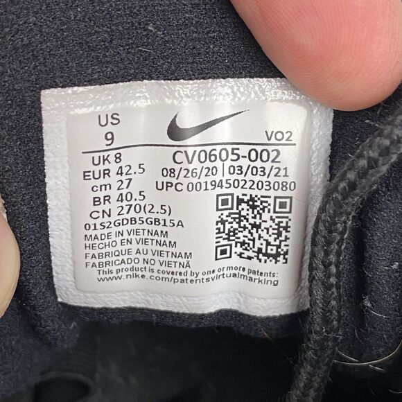 Nike Air Total Max Uptempo Shoes Mens Size 9 Basketball CV0605-002 Sneakers - Picture 9 of 10